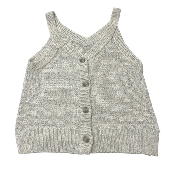❌SOLD❌Madewell Rainbow Marled Wakefield Button-Front Sweater Tank Size S - Picture 4 of 12